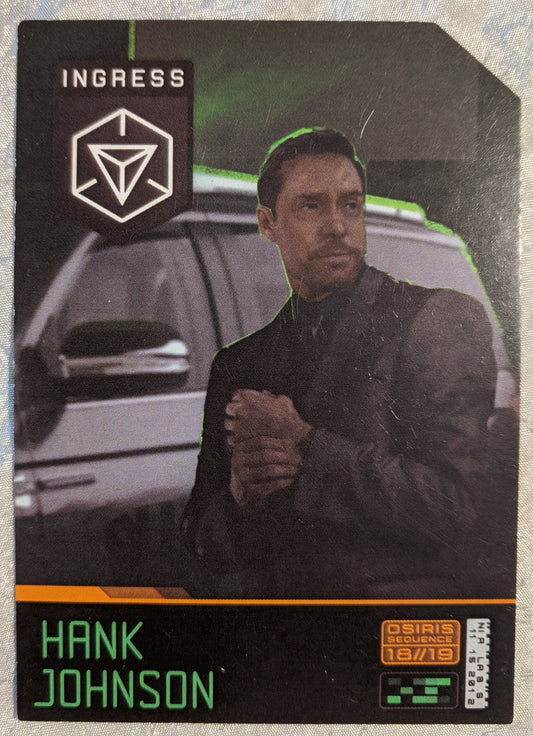 2018 Hank Johnson Director of NIA Character Card - includes passcode