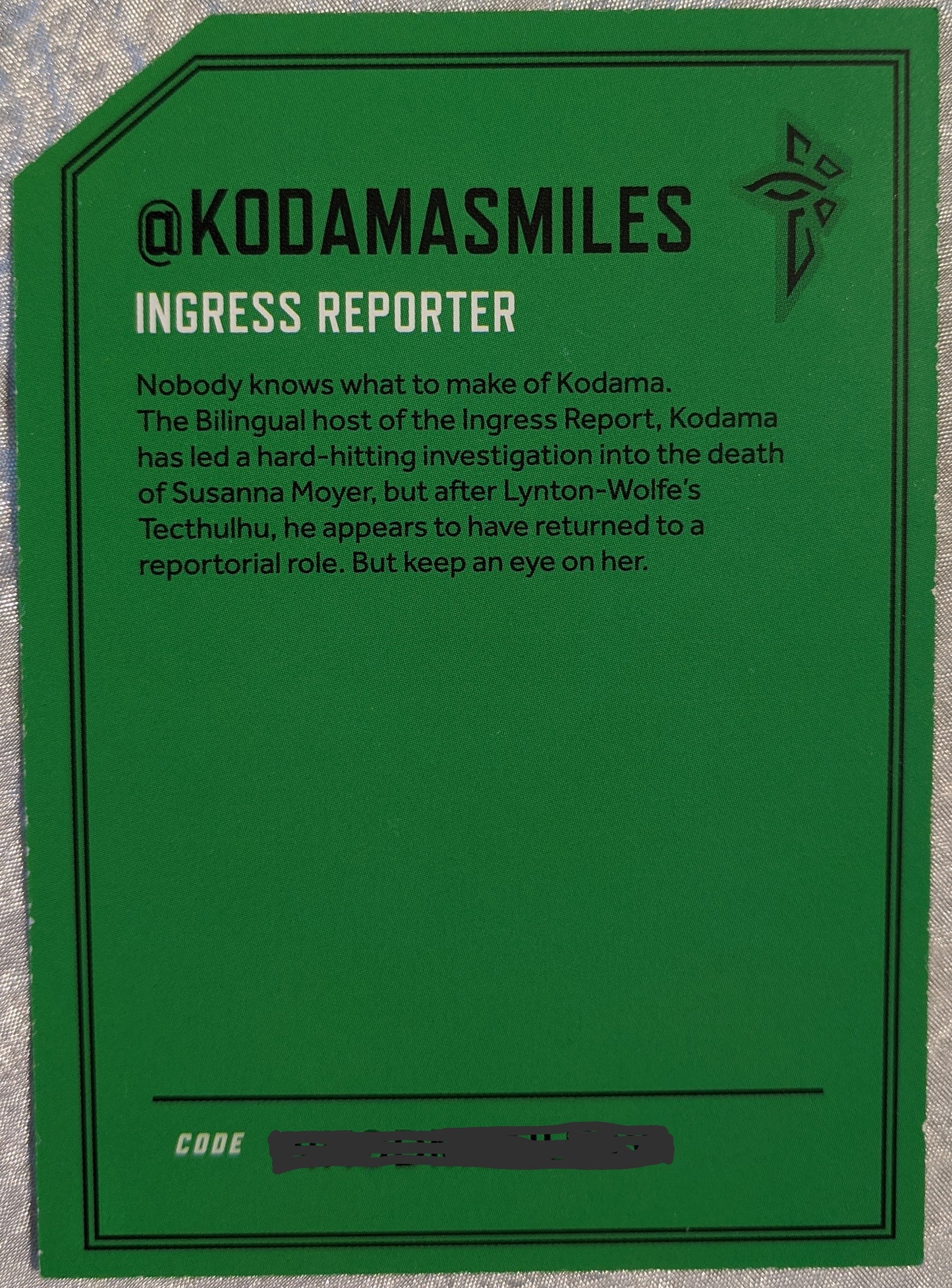 2017 Kodamasmiles Card - includes passcode