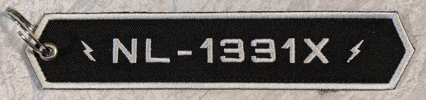 NL-1331 Black Key Chain