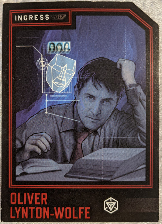 2017 Oliver Lynton-Wolfe Character Card - includes passcode