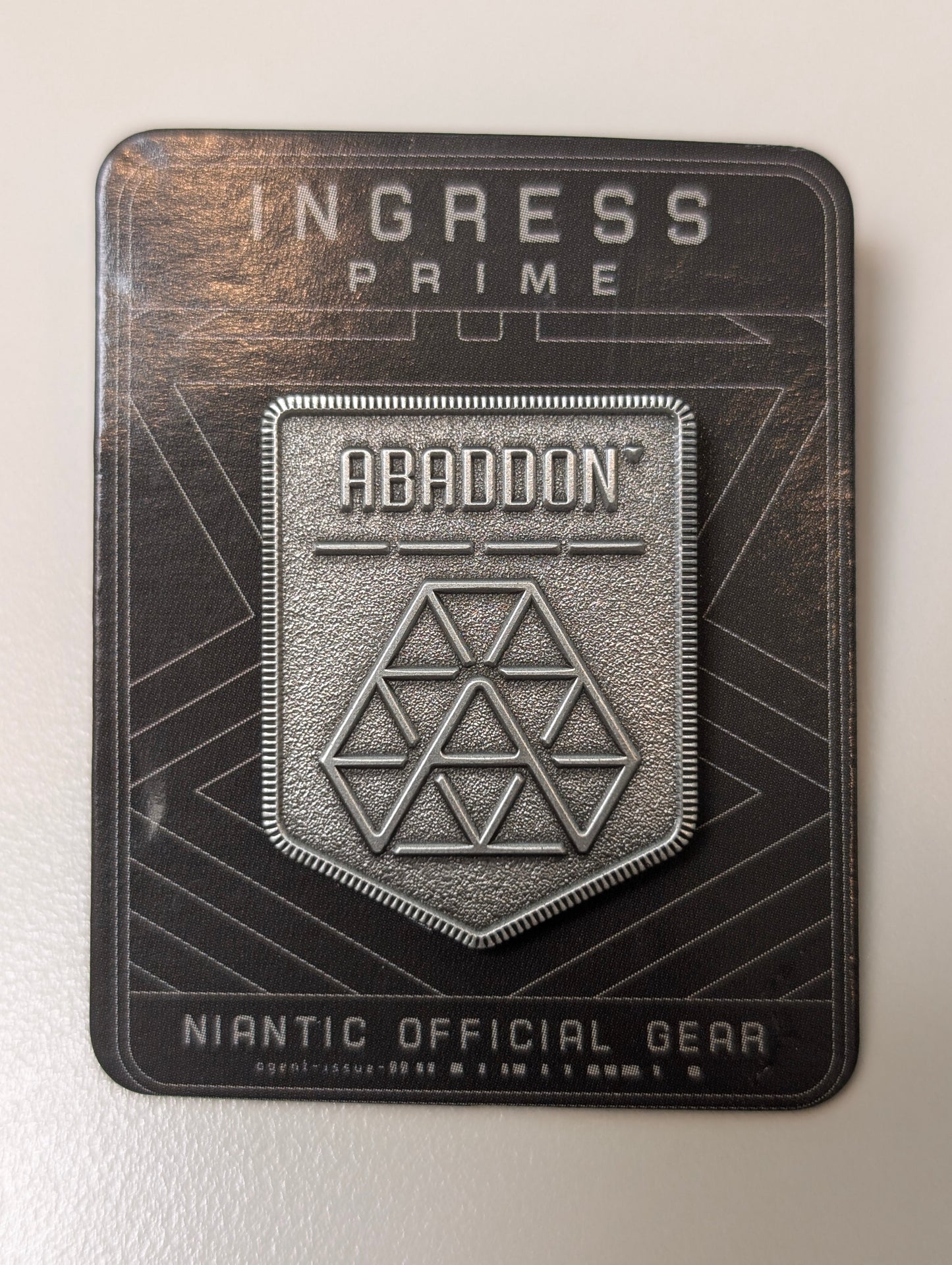 Silver Abaddon Pin