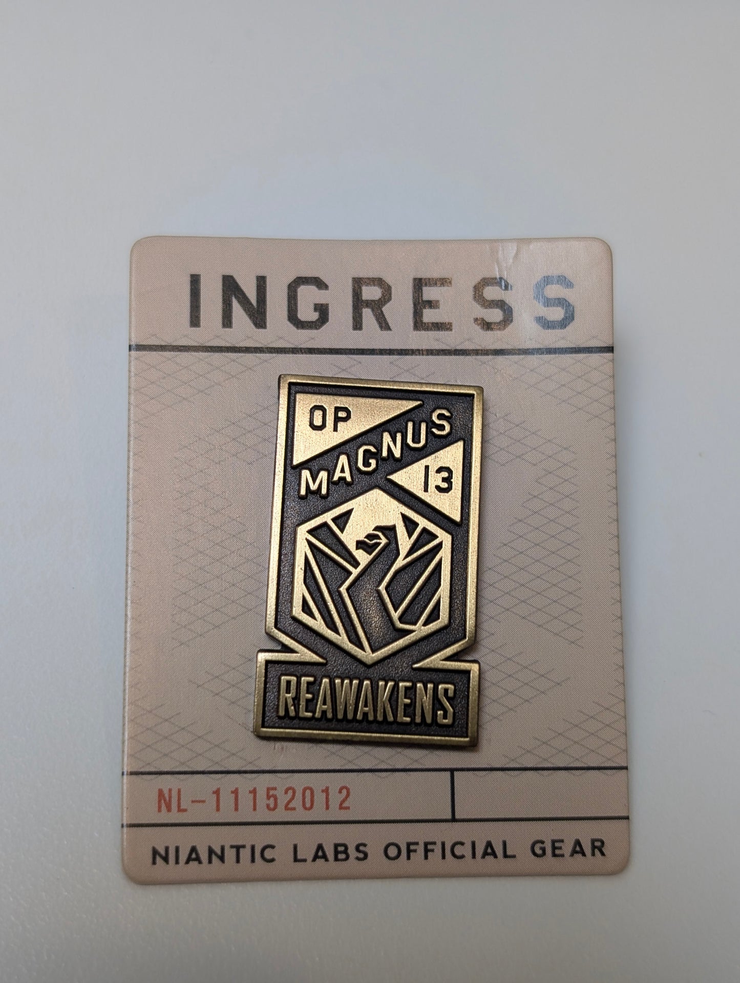 Gold Magnus Reawakens Pin