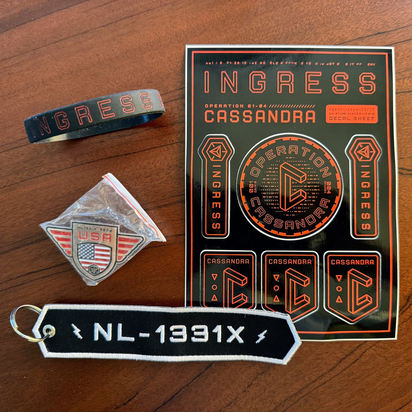 NL-1331US Pin & Flight Tag