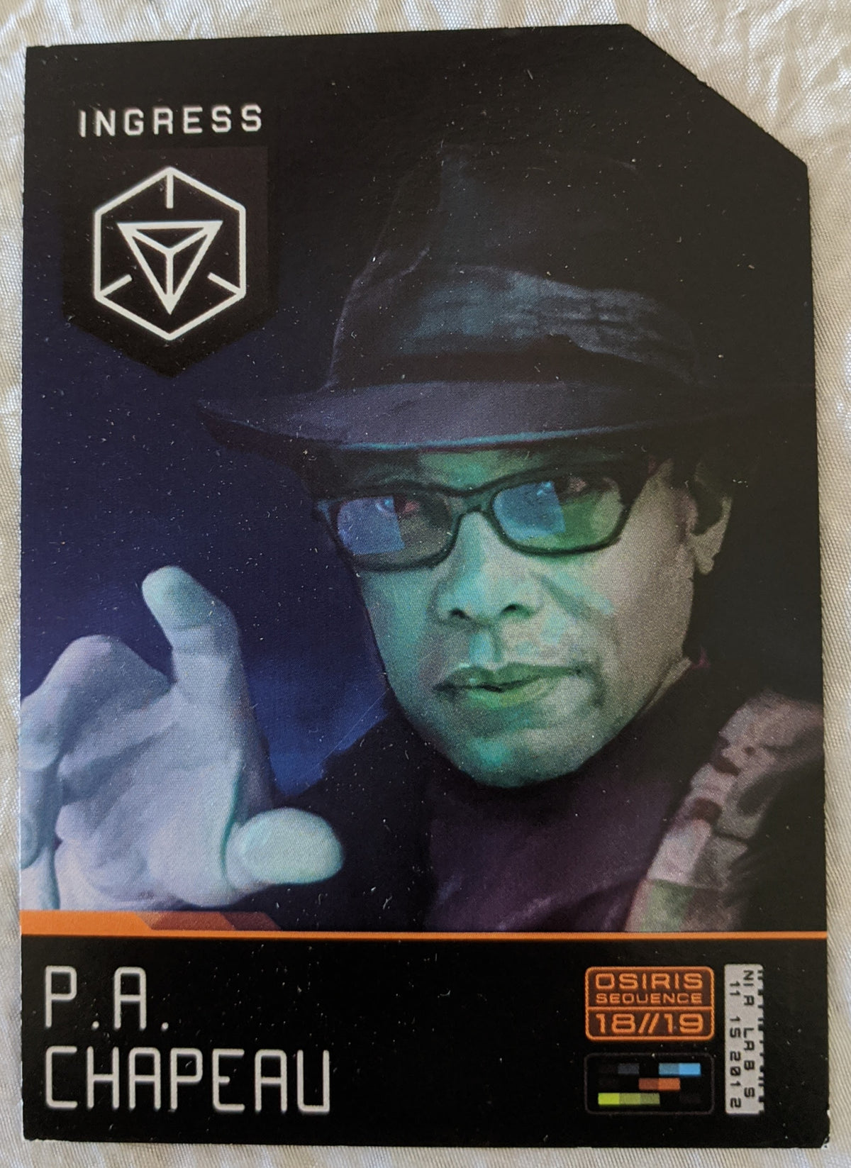 P.A. Chapeau Medal Card 2018