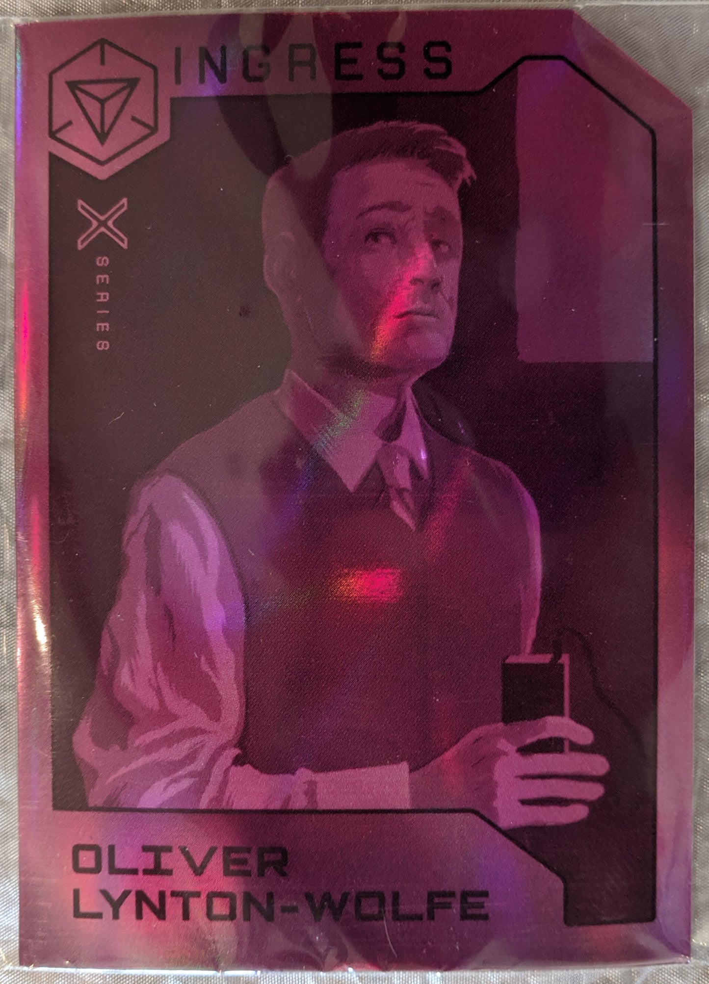 Ingress X Series Oliver Lynton-Wolfe Hologram Card - includes passcode