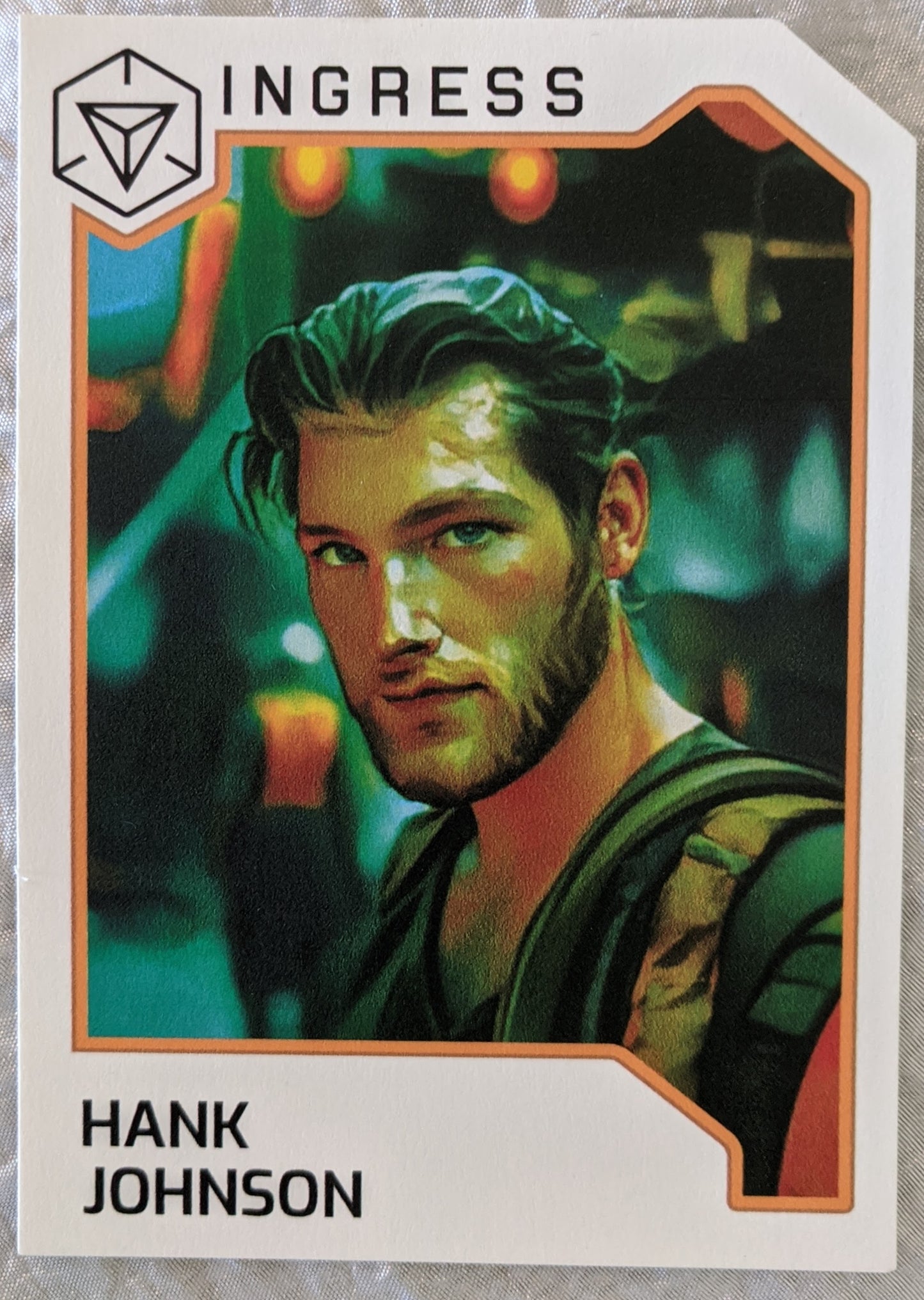 Hank Johnson Character Card - includes passcode