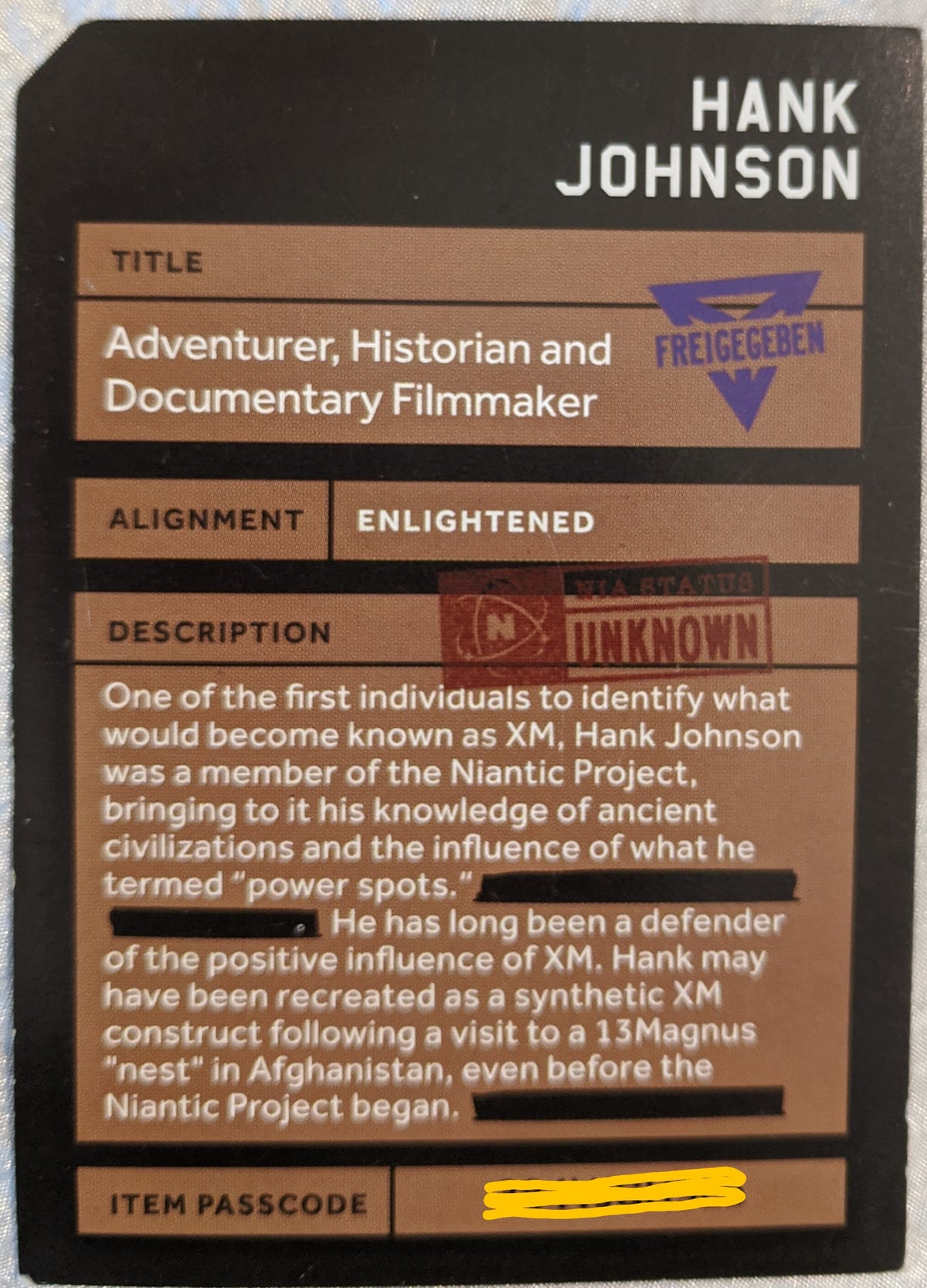 2015 Hank Johnson Card
