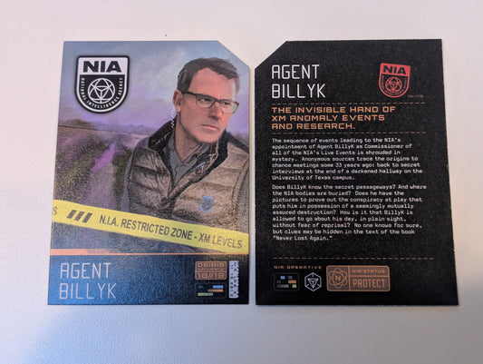 AGENT BILLYK Character Card - NO PASSCODE