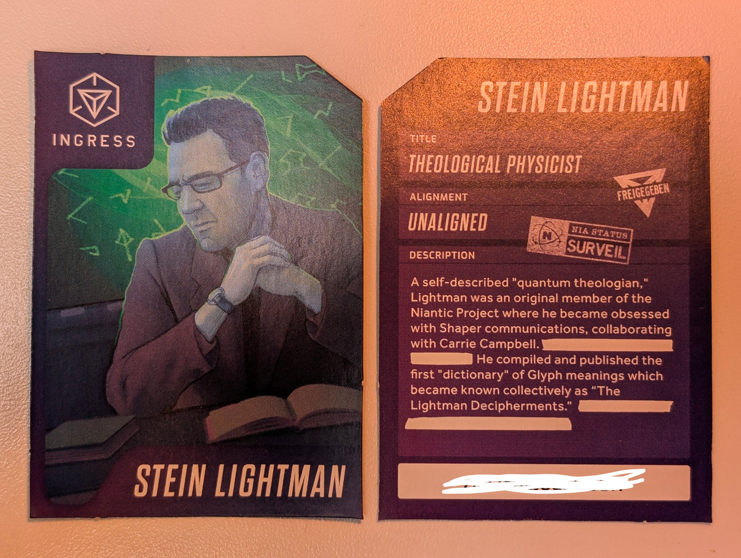 Stein Lightman Common Card