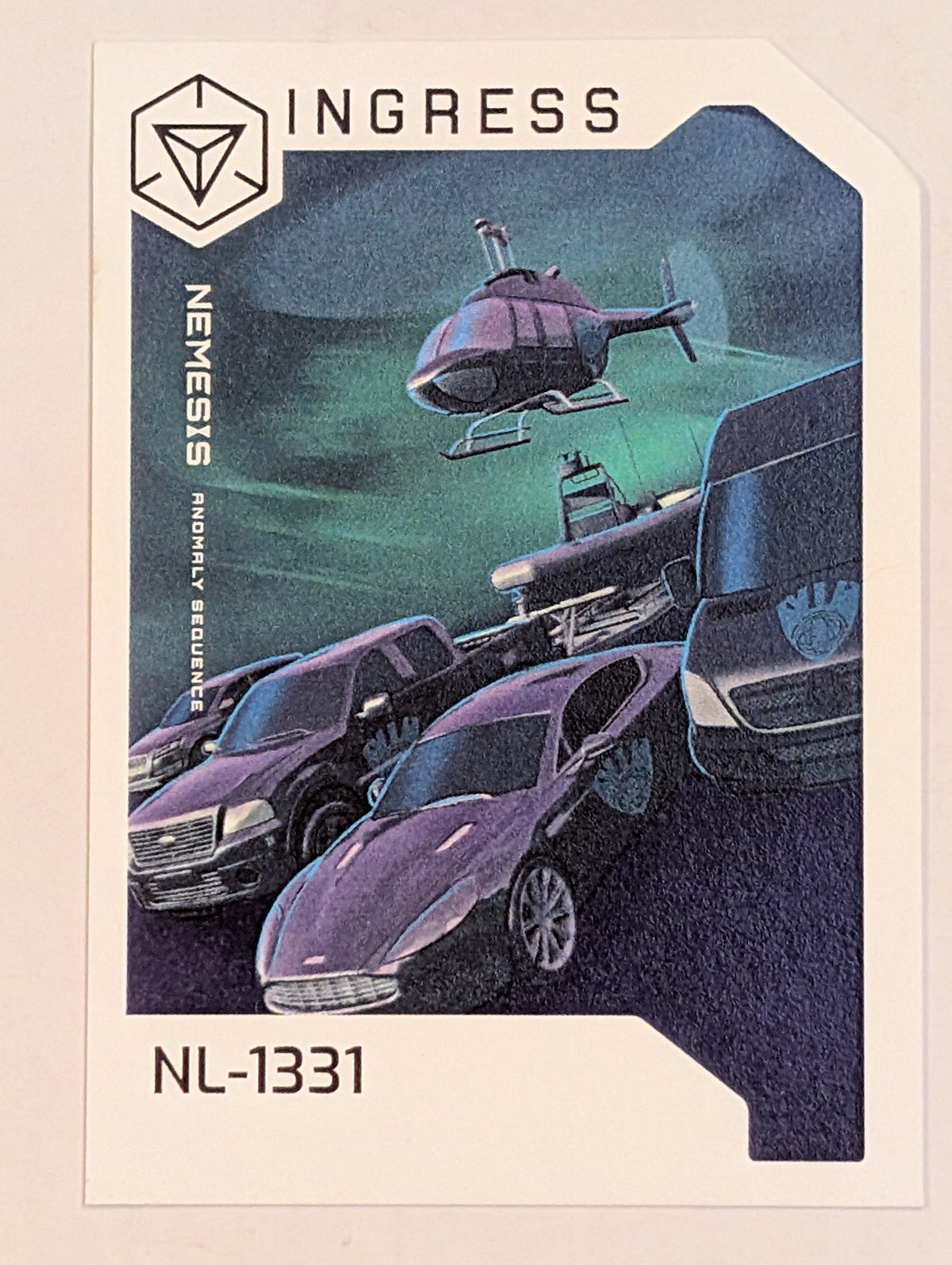 NL-1331 NEMESIS SERIES Character Card - includes passcode