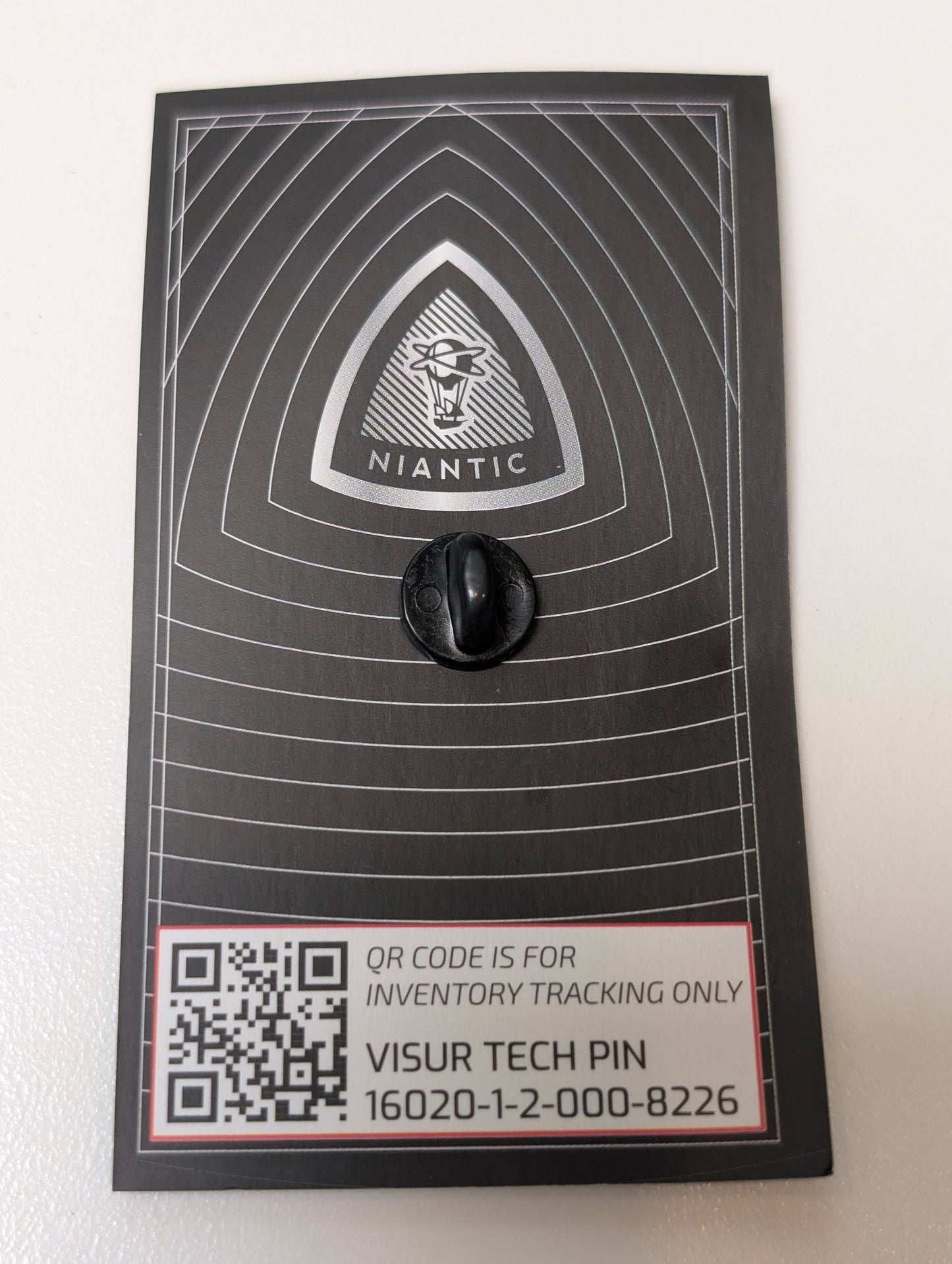 Black/Gold Visur Corporation Tech Pin