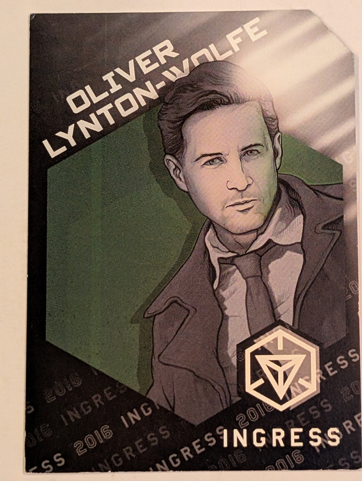 OLIVER LYNTON-WOLFE 2016  Character Card - includes passcode