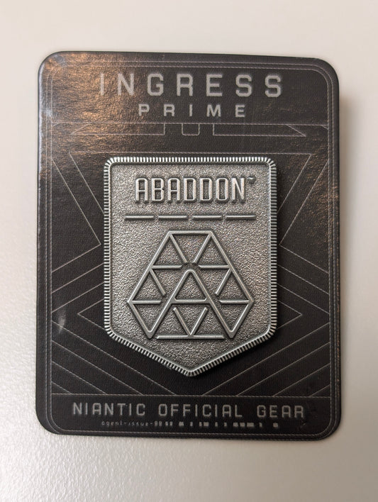 Silver Abaddon Pin