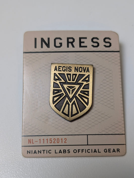 Gold Aegis Nova Pin