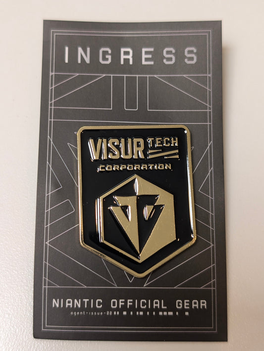 Black/Gold Visur Corporation Tech Pin