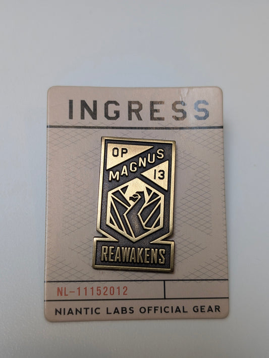 Gold Magnus Reawakens Pin