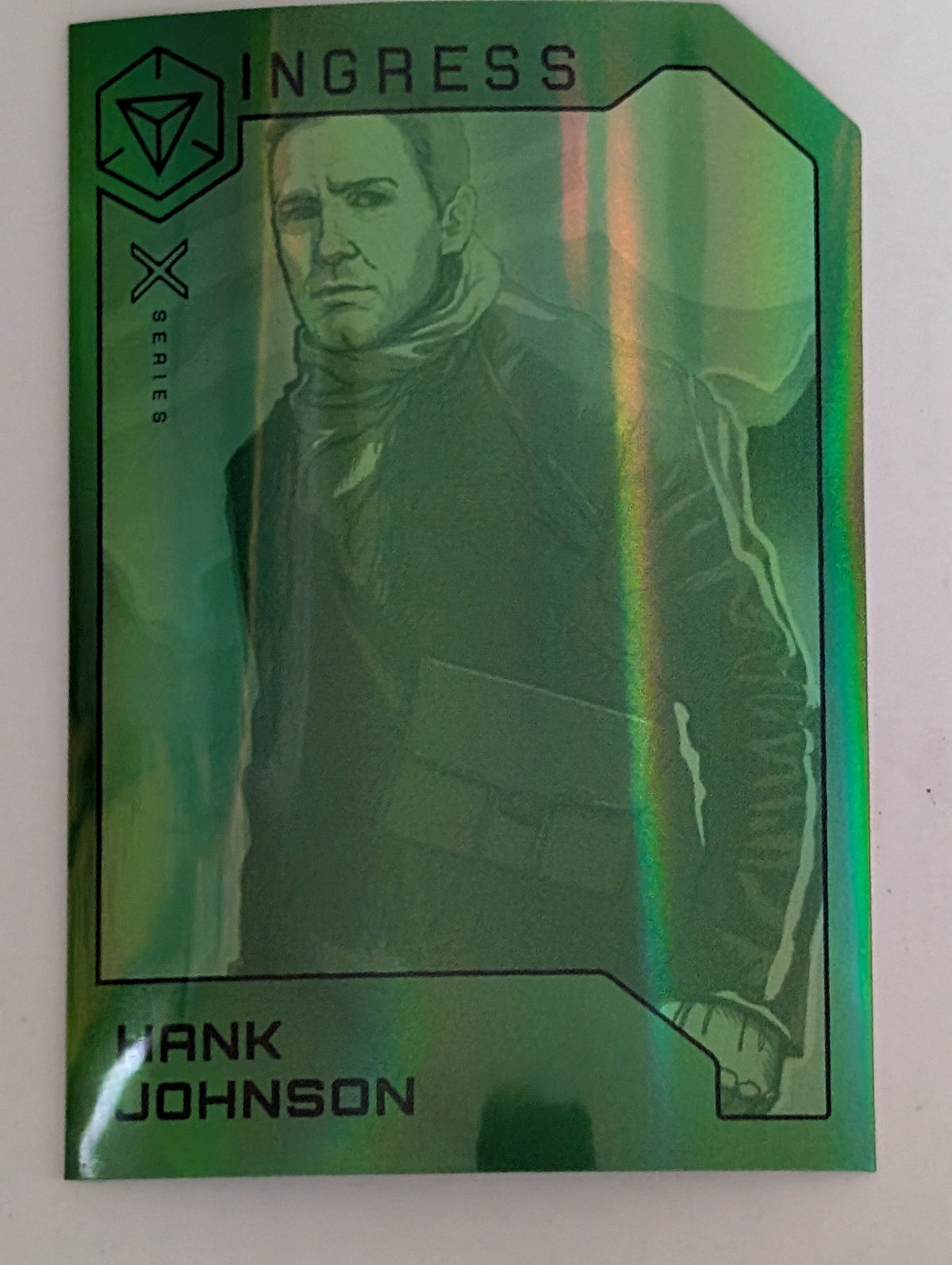 Hank Johnson XSeries Medal Hologram Character Card 2022 - includes passcode