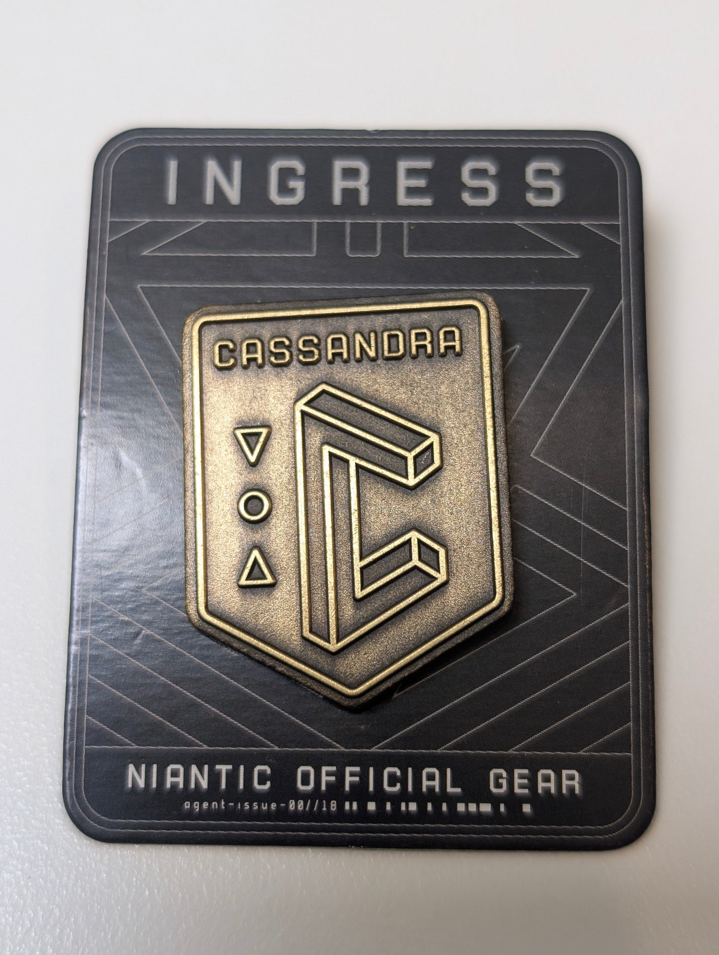Gold Cassandra Pin